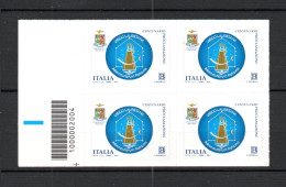 ITALIA : C/Barre 2004  MADONNA  LAURETANA  - Quartina Inf.sinistra  MNH**  -  11.05.2020 - Bar Codes