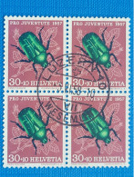1957 Zu J 171 PRO JUVENTUTE Obl. LUZERN 10 13.6.58 Voir Description - Gebraucht