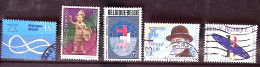 Belgique 1993 COB 2507, 2508, 2157, 2518, 2519,  Oblitérés - Usati