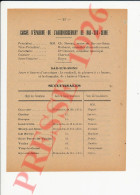 Doc 1926 Caisse D'Epargne Bar-sur-Seine Barbarat Charvot Nogent-Seine Chaource Chesley 10 Vanlay Les Riceys Traînel - Ohne Zuordnung