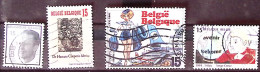 Belgique 1993 COB 2520, 2527, 2528, 2531,  Oblitérés - Usati