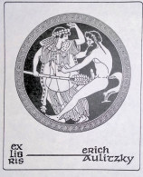 EX LIBRIS ERICH AULITZKY Per IPSE L27bis-F02 EXLIBRIS Opus 23 EROTICO - Bookplates