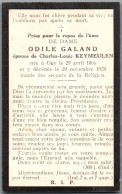 Bidprentje Ogy - Galand Odile (1866-1928) - Imágenes Religiosas