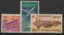 NOUVELLE CALEDONIE - 1948 - Poste Aérienne PA N°YT. 61 à 63 - Série Complète - Neuf * / MH VF - Nuovi