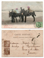 (Belgique) Flandre Occidentale 307, Ostende, Editeur Albert Sugg Colorisée, Série 7 N 61, Enfants à Ane - Oostende