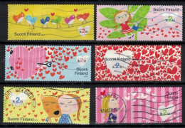 2012 Finland, I Heart You Complete Set Used. - Used Stamps