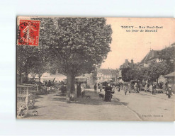 TOUCY : Rue Paul-Bert, Un Jour De Marché - état - Toucy