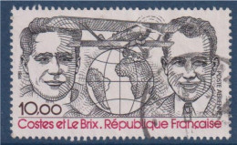 Costes Et Lebrix N°PA55 Portraits Et Avion Bréguet XIX GR "Nungesser-Coli" Oblitéré - 1960-.... Matasellados