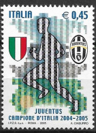 2005  Italien  Mi. 3041**MNH Gewinn Der Italienischen Fußballmeisterschaft Durch Juventus Turin - 2001-10:  Nuovi