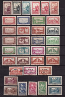 Algérie - 1936-42 - Paysages & Monuments  - Lot De 36 Timbres Neufs ** Cote 74 € - Unused Stamps