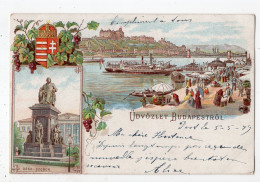 28 - Üdvözlet BUDAPESTRÖL  *1889* - Hungría