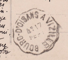 1904--cachet Convoyeur " BOURG D'OISANS à VIZILLE " Sur CPA  - LA MEIJE - Posta Ferroviaria