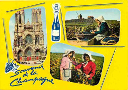 Vignes - Champagne - Multivues - Vendanges - CPM - Voir Scans Recto-Verso - Vignes