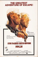 Cinema - Papillon - Steve McQueen - Dustin Hoffman - Illustration Vintage - Affiche De Film - CPM - Carte Neuve - Voir S - Plakate Auf Karten