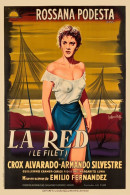 Cinema - La Red - Rossana Podesta - Illustration Vintage - Affiche De Film - CPM - Carte Neuve - Voir Scans Recto-Verso - Affiches Sur Carte