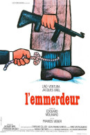 Cinema - L'emmerdeur - Lino Ventura - Jacques Brel - Illustration Vintage - Affiche De Film - CPM - Carte Neuve - Voir S - Affiches Sur Carte