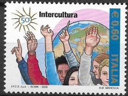 2005  Italien  Mi. 3055**MNH   50 Jahre Vereinigung Für Jugendaustausch „Intercultura - 2001-10:  Nuovi