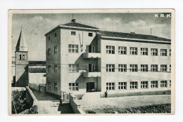 1949. YUGOSLAVIA,CROATIA,KRK ISLAND,GYMNASIUM,POSTCARD,USED - Jugoslawien