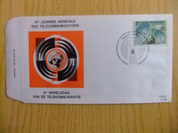 S4 BELGICA BELGIQUE FDC 1971 / TELECOMUNICACIONES / COB 1580 - Telekom