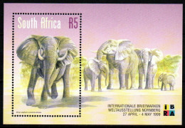 Südafrika 1999 - Mi.Nr. Block 75 - Postfrisch MNH - Tiere Animals Elefanten Elephants - Elefanti