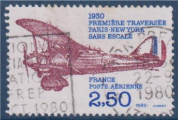 Poste Aérienne 1ère Traversée Paris-New York Sans Escale Dieudonné Costes Bellonte PA53 Oblitéré - 1960-.... Matasellados