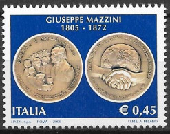 2005  Italien  Mi. 3065 **MNH  200. Geburtstag Von Giuseppe Mazzini. - 2001-10:  Nuevos