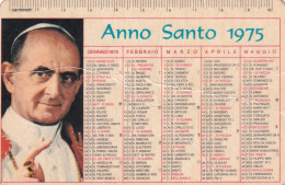 Calendarietto - Anno Santo - Studentato Missioni - Bologna - Anno 1975 - Small : 1971-80