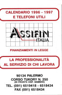 Calendarietto - Assifin Italia - Palermo - Anno 1997 - Formato Piccolo : 1991-00