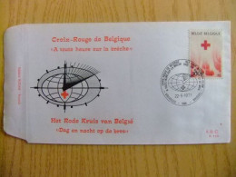 S4 BELGICA BELGIQUE FDC 1971 / CROIX ROUGE DE BELGIQUE / CRUZ ROJA BELGA / COB 1588 - Red Cross