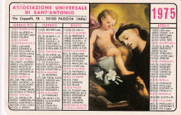 Calendarietto - Associazione Universale Di Sant'antonio - Padova - Anno 1975 - Klein Formaat: 1971-80