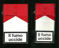 Pacchetti Di Sigarette ( Vuoti ) - Malboro 3 Da 10 E 20 Pezzi - Etuis à Cigarettes Vides