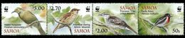 (042) Samoa / WWF / Birds / Oiseaux / Vögel / Vogels  ** / Mnh  Michel 1067-70 - Samoa (Staat)
