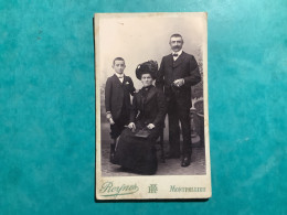 Photo Cdv De Famille Très élégante Photô,reynes Montpellier - Personas Anónimos