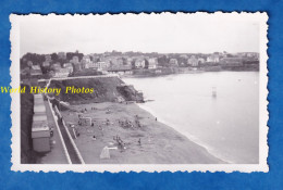 Photo Ancienne Snapshot - SAINT QUAY - La Plage Du Chatelet - 1939 - Marée Haute - Bretagne Portrieux - Barcos