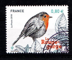 2018 N 5239 ROUGE-GORGE OBLITERE CACHET ROND #234# - Used Stamps