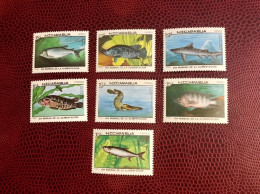 NICARAGUA 1987 7v Neuf MNH Mi 2829 / 2835 Pez Fish Peixe Fisch Pesce Poisson - Fische