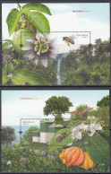 2013 Madeira Apiculture Bees Complete Set Of 2 Souvenir Sheets MNH - Madère