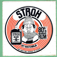 Sticker - STROH 80% - Inlander RUM Uit Oostenrijk - IMPORT:ESBECO PVBA Kasterlee - Aufkleber