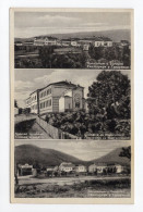 1930? YUGOSLAVIA,SERBIA,SURDULICA SANATORIUM,GYMNAZIUM,MULTI VIEW POSTCARD,USED - Joegoslavië