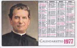 Calendarietto - Don Bosco - Anno 1977 - Tamaño Pequeño : 1971-80