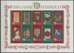 Österreich 1996 1000 Jahre Österreich Block 12 Postfrisch (C16550) - Blocchi & Fogli