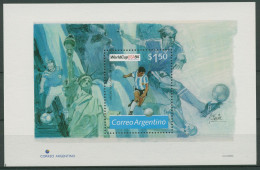 Argentinien 1994 Fußball-WM USA Block 57 Postfrisch (C93792) - Blocchi & Foglietti