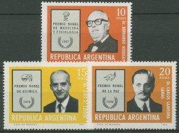 Argentinien 1976 Nobelpreisträger 1281/83 Postfrisch - Ongebruikt