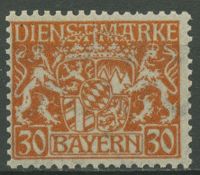 Bayern Dienstmarken 1916/17 Bayerisches Staatswappen D 22 X Postfrisch Geprüft - Ungebraucht