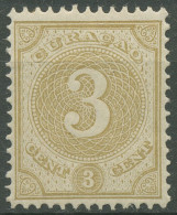 Curacao 1889 Wertziffer Im Kreis 22 Mit Falz - Curaçao, Antilles Neérlandaises, Aruba