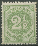 Curacao 1889 Wertziffer Im Kreis 21 Mit Falz - Curazao, Antillas Holandesas, Aruba