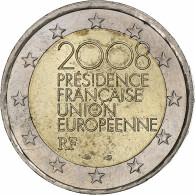 France, 2 Euro, Présidence Française Union Européenne, 2008, Paris, SUP - Frankreich