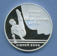 Ukraine 10 Hryven 1999, Silber, Olympia Sommerspiele Sydney, KM 117 PP (m4233) - Ucrania