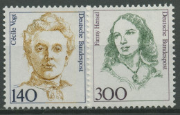 Bund 1989 Deutsche Frauen Cécile Vogt, Fanny Hensel 1432/33 Postfrisch - Neufs