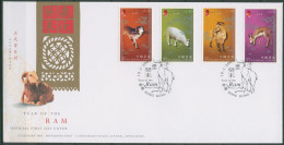 Hongkong 2003 Jahr Des Schafes 1083/86 FDC (X99423) - FDC